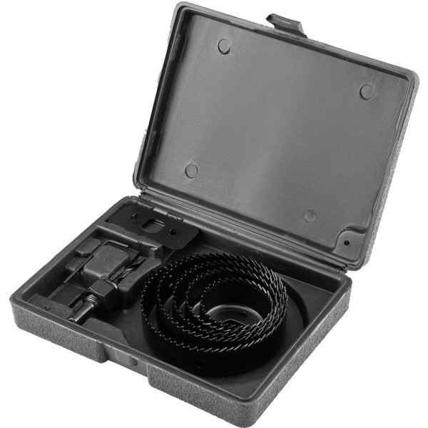 Фото - Коронка по дереву GRAPHITE 51,64,76,89,102 мм 8 шт. (56T747)