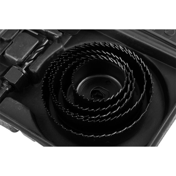 Фото - Коронка по дереву GRAPHITE 51,64,76,89,102 мм 8 шт. (56T747)