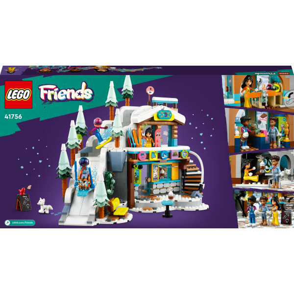 Фото - Конструктор LEGO Friends Праздничная горнолыжная трасса и кафе (41756)