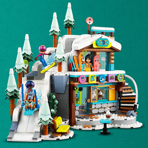 Фото - Конструктор LEGO Friends Праздничная горнолыжная трасса и кафе (41756)