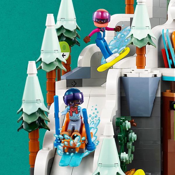 Фото - Конструктор LEGO Friends Праздничная горнолыжная трасса и кафе (41756)
