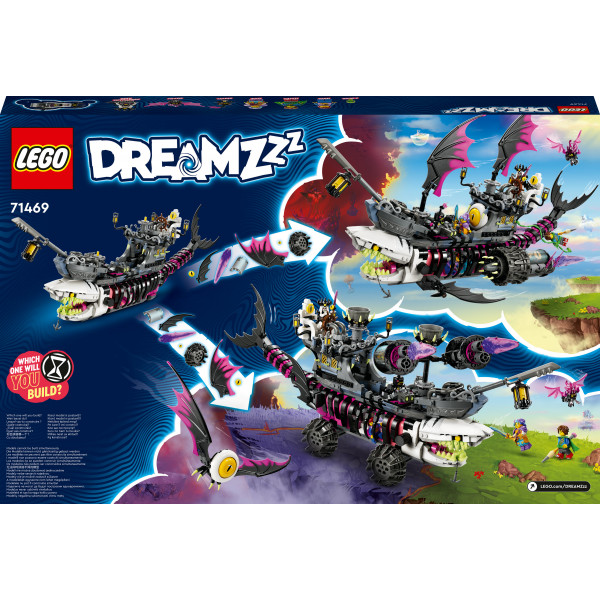 Фото - Конструктор LEGO DREAMZZZ Ужасающий корабль «Акула» (71469)