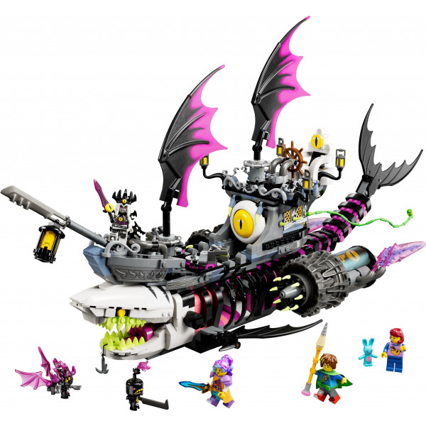 Фото - Конструктор LEGO DREAMZZZ Ужасающий корабль «Акула» (71469)