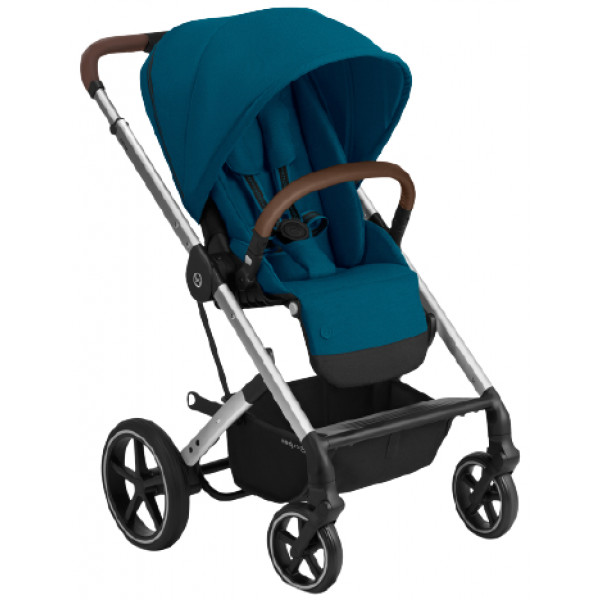 Фото - Коляска прогулочная Cybex Balios S Lux SLV River Blue turquoise (c бампером)