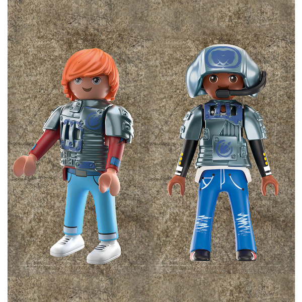 Фото - Пластиковый конструктор PlayMobil Спинозавр: двойная защитная сила (70625)