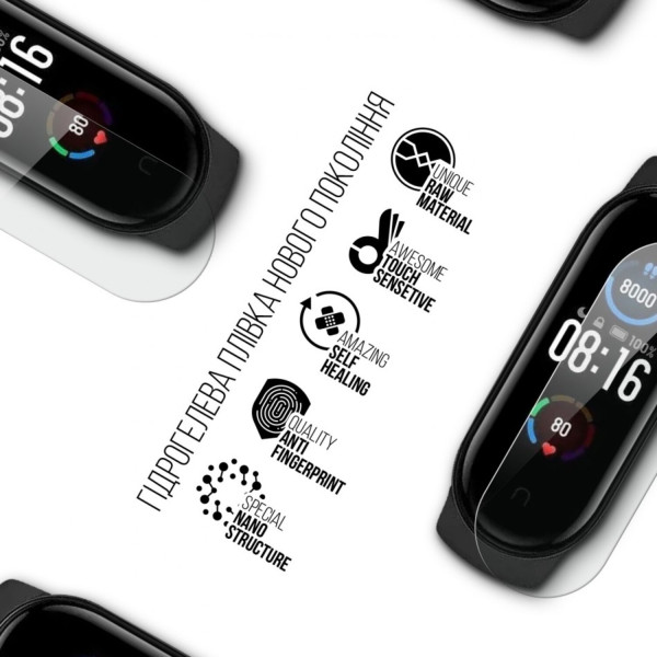 Фото - Защитная пленка для фитнес-браслета Armorstandart for Xiaomi Mi Band 6/5 6 шт. (ARM57748)