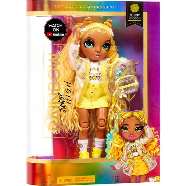 Фото - Кукольный набор Rainbow High "Junior" - САННИ МЭДИСОН (с аксессуарами) (579977)