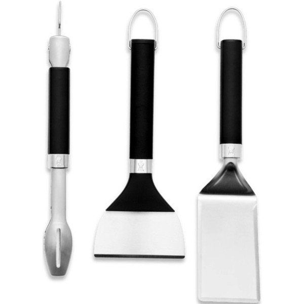 Фото - Набор для гриль-барбекю Weber щипцы и 2 лопатки (3400074) Фото - Набор для гриль-барбекю Weber щипцы и 2 лопатки (3400074)