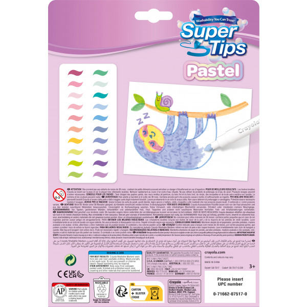 Фото - Фломастеры Crayola Supertips (washable), 20 шт (58-7517)