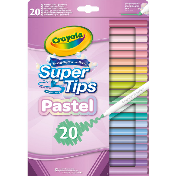 Фото - Фломастеры Crayola Supertips (washable), 20 шт (58-7517)
