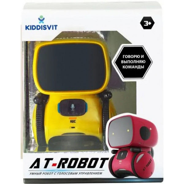 Фото - Интерактивный робот AT-Robot с голосовым управлением Желтый (AT001-03)