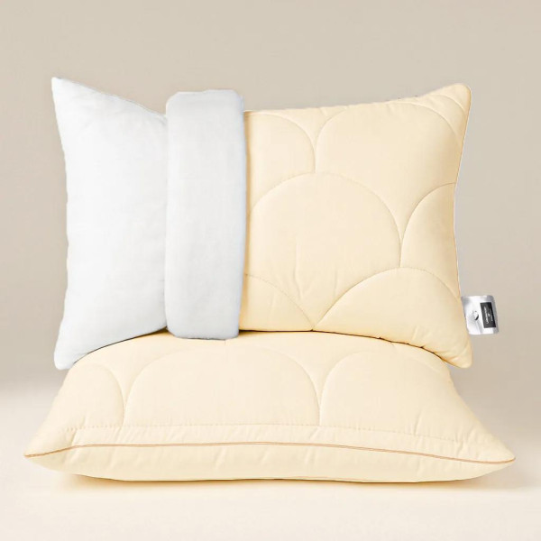 Фото - Подушка стандартная MirSon №524 Marzello Collection Silk Kapok высокая 70x70 см (2200012229897)