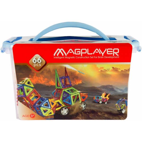 Фото - Магнитный конструктор MagPlayer 66 эл. (MPT-66) Фото - Магнитный конструктор MagPlayer 66 эл. (MPT-66)