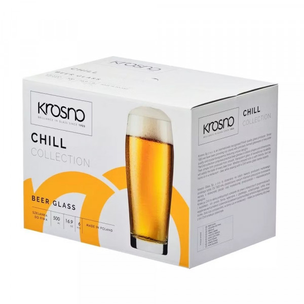 Фото - Набор бокалов Krosno CHILL-1 500 мл 6 шт. (788722)