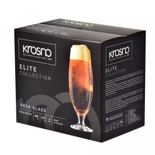 Фото - Набор бокалов Krosno ELITE 500 мл 6 шт. (789286)