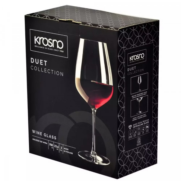 Фото - Набор бокалов Krosno Duet 700 мл 2 шт. (866154)