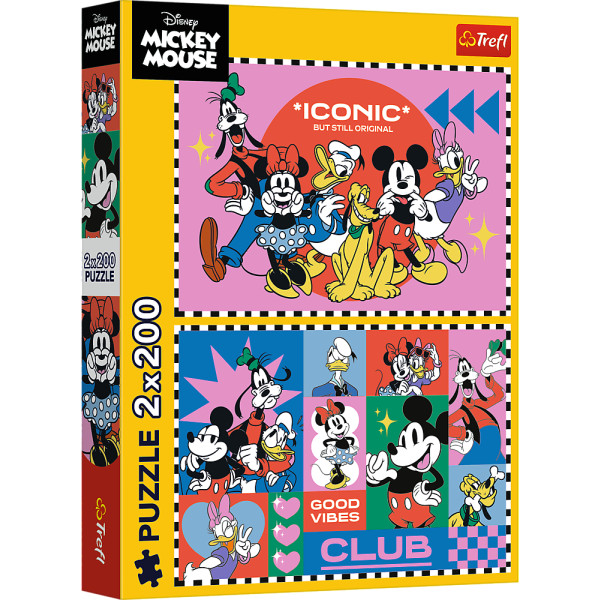 Фото - Пазлы (8+) Trefl Mickey&friends Время с друзьями 2x200 эл. (33196)