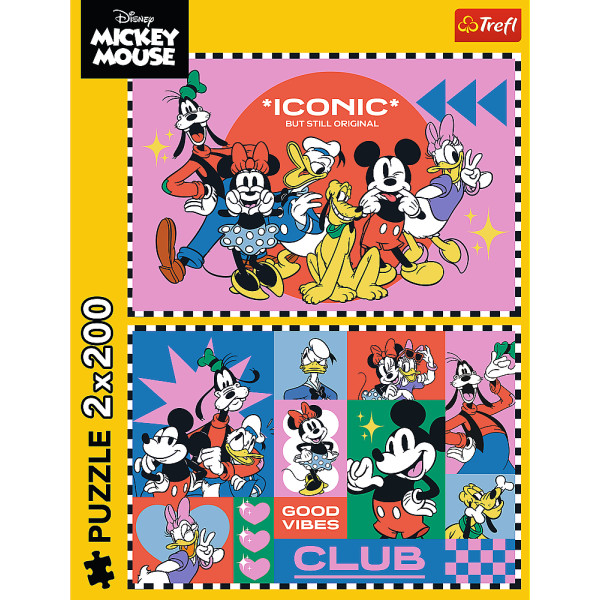 Фото - Пазлы (8+) Trefl Mickey&friends Время с друзьями 2x200 эл. (33196)