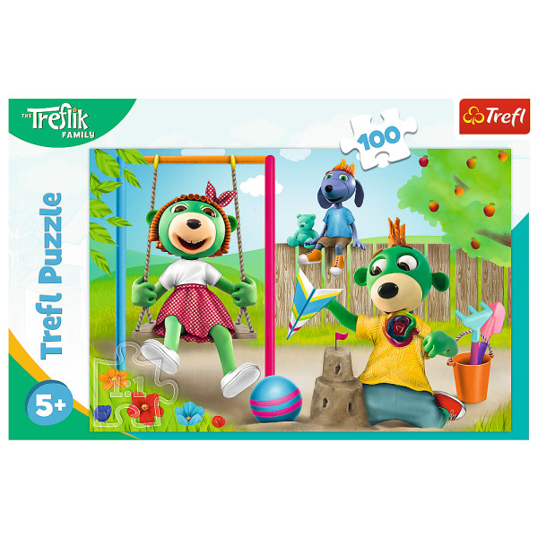 Фото - Пазлы (5-7 лет) Trefl Treflik Смешные трефлики 100 эл. (64220)