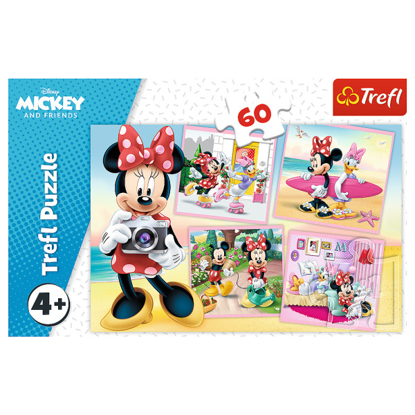 Фото - Пазлы (3-4 года) Trefl Mickey&friends Мила Минни 60 эл. (73604)