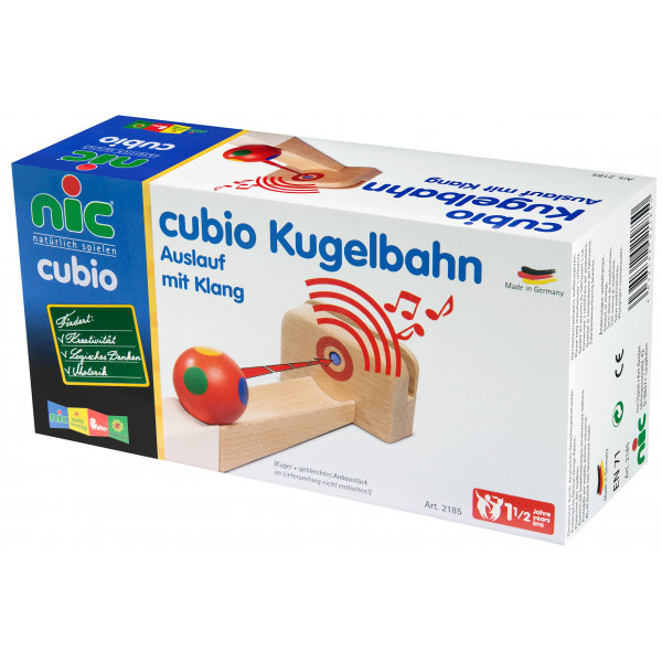 Фото - Деревянный конструктор для малышей nic Элемент Шариковой Дороги Цель (NIC2185)