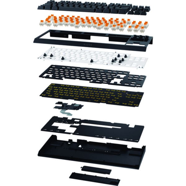 Фото - Клавиатура беспроводная игровая Razer BlackWidow V4 Hyperspeed (RZ03-05480100-R3M1)