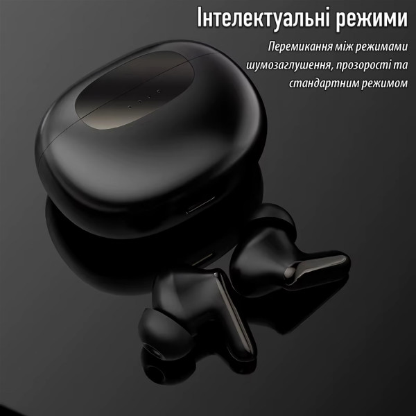 Фото - Наушники вкладыши беспроводные TWS INSPIRE P-M1Pro Black