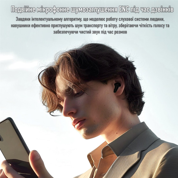 Фото - Наушники вкладыши беспроводные TWS INSPIRE P-M1Pro Black