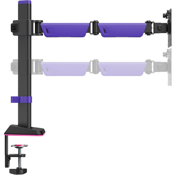 Фото - Крепление настольное GamePro MAG101V Black/Violet
