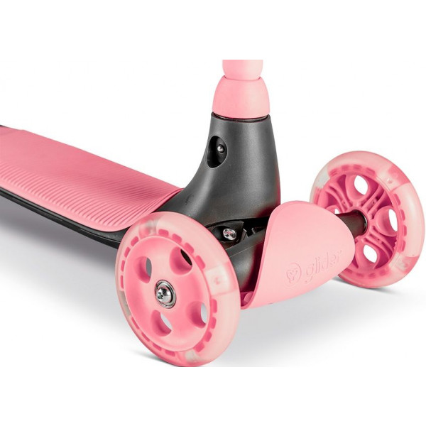 Фото - Трёхколёсный самокат YVolution YGlider Kiwi Розовый (Y101260)