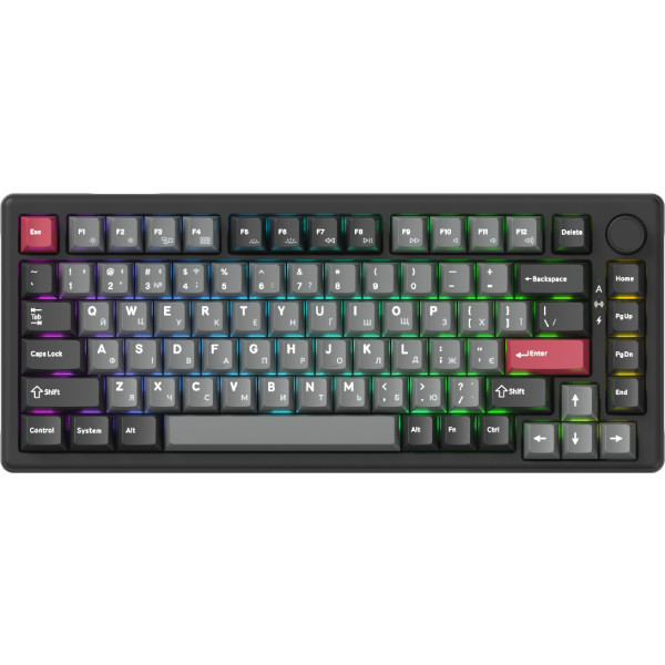 Фото - Клавиатура беспроводная игровая GamePro Asgard Yord Keychron Super Black (MK266BK)