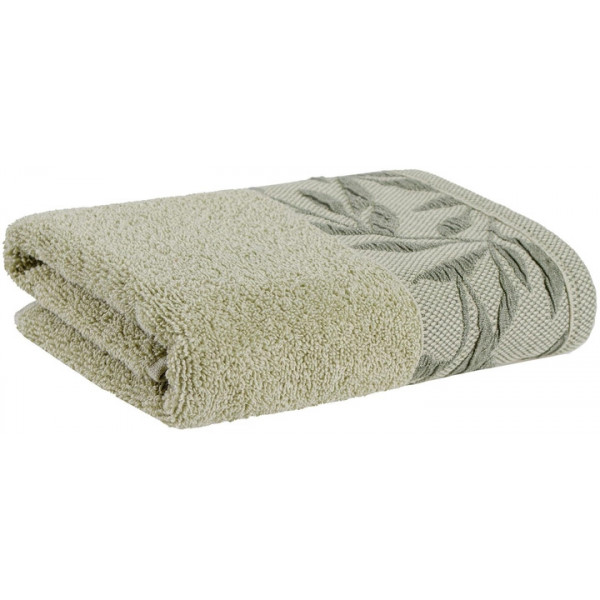 Фото - Полотенце для лица Home Line Флора фисташковое 50х90 см (177661)