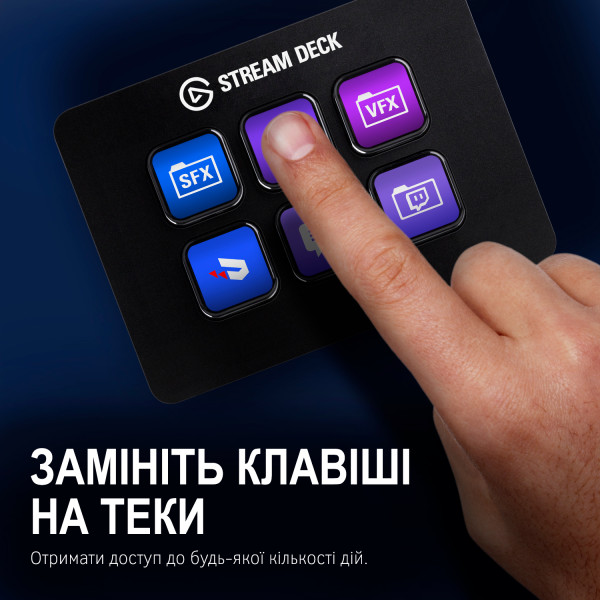 Фото - Пульт управления трансляцией Elgato Stream Deck Mini (10GAI9901)