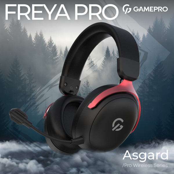 Фото - Гарнитура беспроводная игровая GamePro Asgard Freya Pro (HSW201BR)