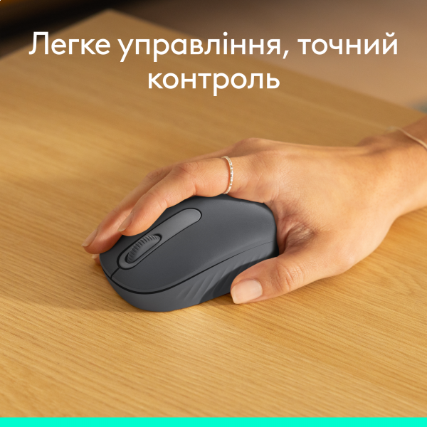 Фото - Мышь беспроводная Logitech M196 Bluetooth Mouse Graphite (910-007459)