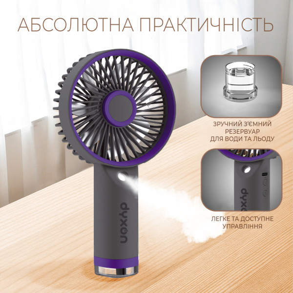 Фото - Вентилятор портативный Dyxon MEGAFAN 3003 Gray (DXNFNMGFN3003G)