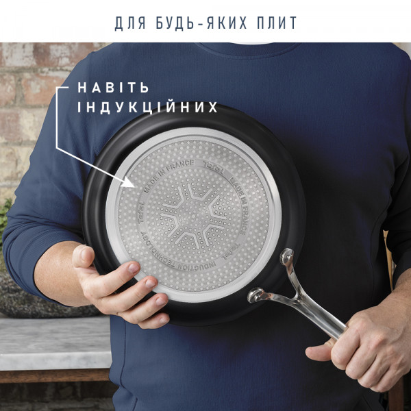 Фото - Сковорода ВОК Tefal E4961932 Jamie Oliver Premium 28 см