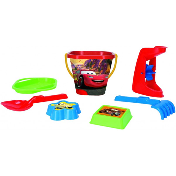Фото - Набор для игры в песочнице Wader Тачки Disney 7 эл. (77642)