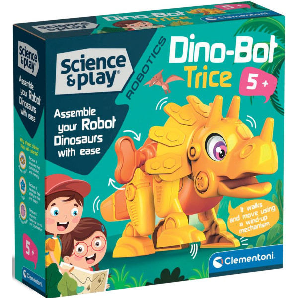 Фото - Робот-трансформер Clementoni Dino Bot Triceratops серия Science & Play (75074)