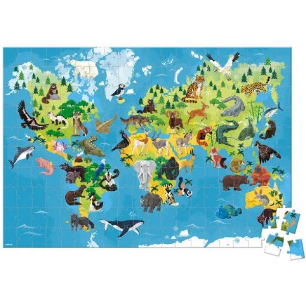 Фото - Пазлы (5-7 лет) Janod Исчезающие Виды Животных (J02676)