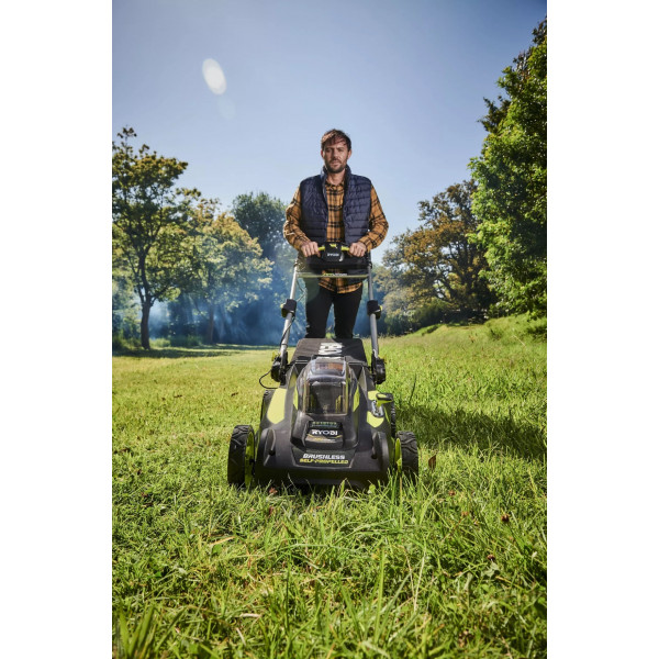 Фото - Газонокосилка аккумуляторная Ryobi RY36LMX51A-160