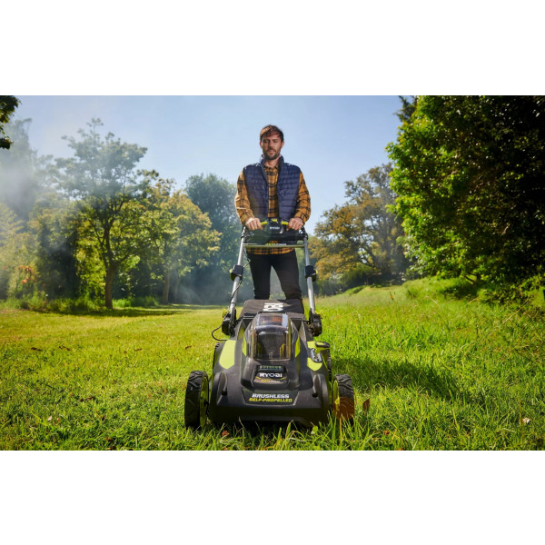Фото - Газонокосилка аккумуляторная Ryobi RY36LMX51A-160