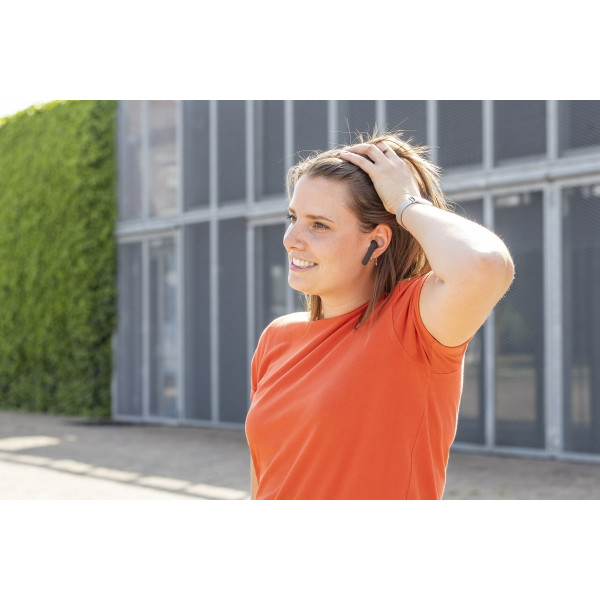 Фото - Наушники вкладыши беспроводные TWS Trust Primo Touch True Wireless Mic Black (23712)