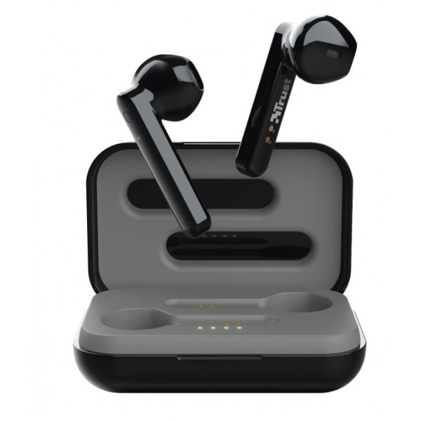 Фото - Наушники вкладыши беспроводные TWS Trust Primo Touch True Wireless Mic Black (23712) Фото - Наушники вкладыши беспроводные TWS Trust Primo Touch True Wireless Mic Black (23712)