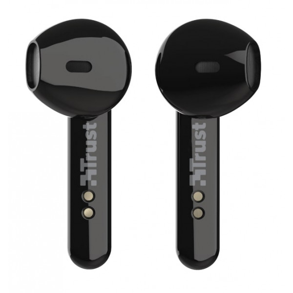 Фото - Наушники вкладыши беспроводные TWS Trust Primo Touch True Wireless Mic Black (23712)