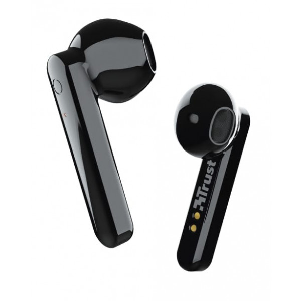 Фото - Наушники вкладыши беспроводные TWS Trust Primo Touch True Wireless Mic Black (23712)