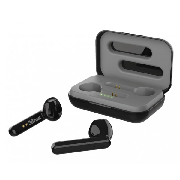 Фото - Наушники вкладыши беспроводные TWS Trust Primo Touch True Wireless Mic Black (23712)