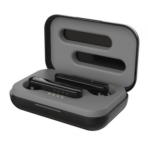 Фото - Наушники вкладыши беспроводные TWS Trust Primo Touch True Wireless Mic Black (23712)