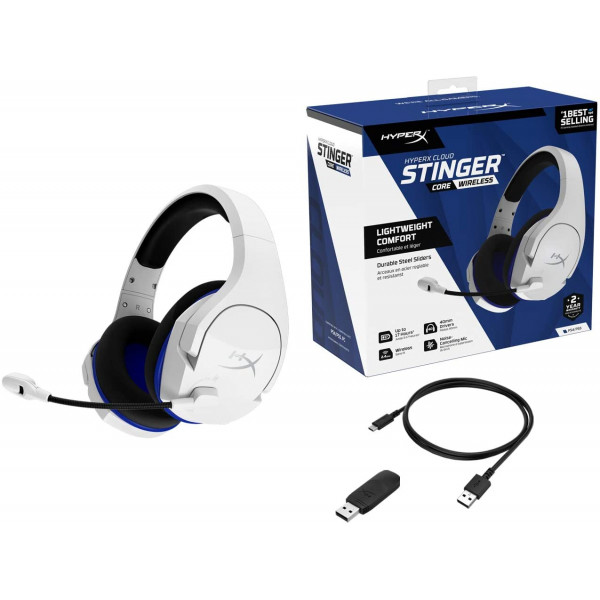 Фото - Гарнитура беспроводная игровая HyperX Cloud Stinger Core WL (HHSS1C-KB-WT/G)