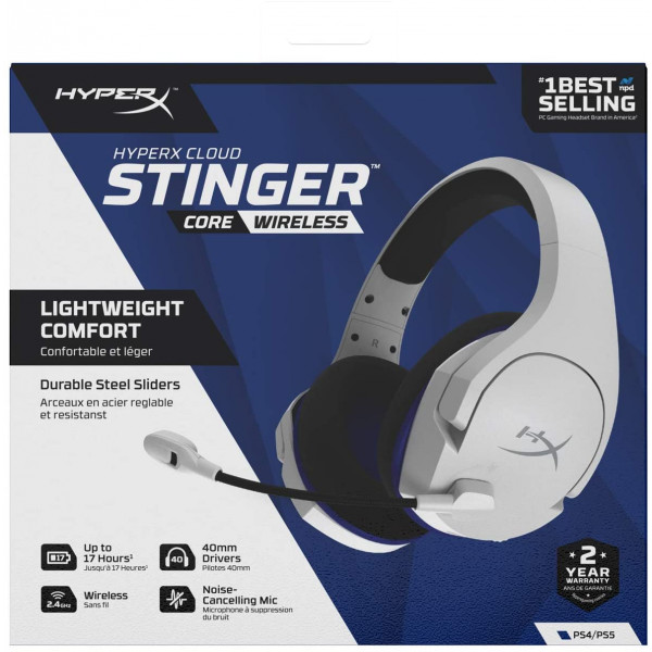 Фото - Гарнитура беспроводная игровая HyperX Cloud Stinger Core WL (HHSS1C-KB-WT/G)